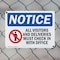 Signmission OSHA Visitors OSHA Notice Sign, Plastic, 14in W x 10in L, 2PK OS-2PACK-NS-P-1014-L-17063 - alternate 5